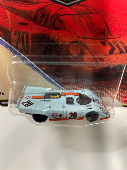 Hot Wheels 1/64 Car Culture 2026 Mix T Vintage Racing Porsche 917K Gulf Blue & Orange - JKF03 - Damaged Box