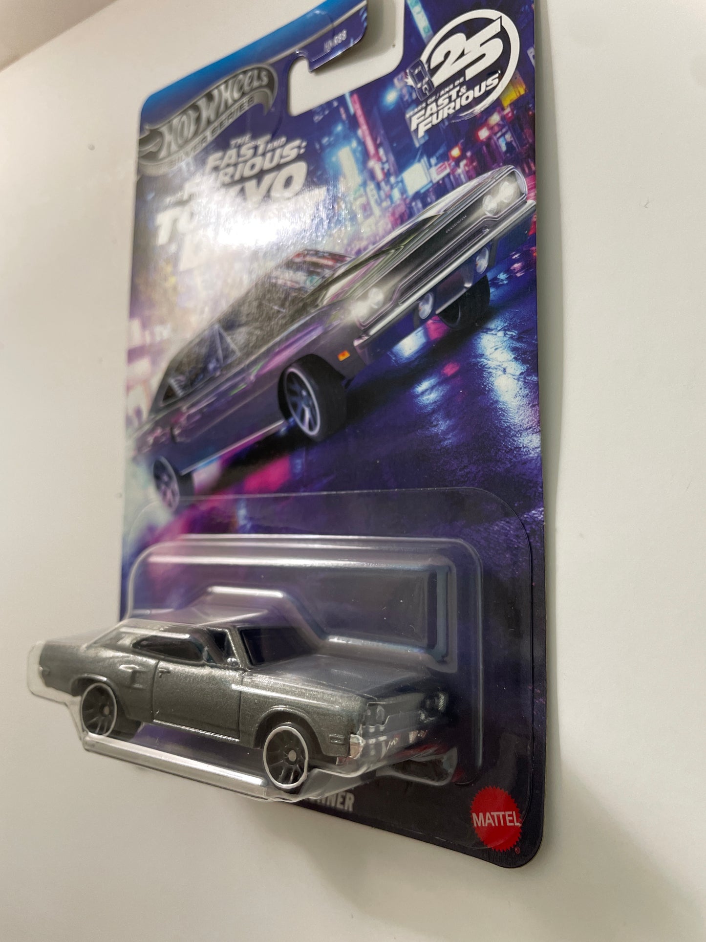 Hot Wheels 1/64 Silver Series The Fast And The Furious Tokyo Drift 1970 Road Runner Silver - JKX08