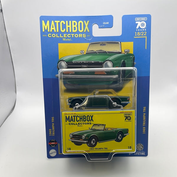 Matchbox Collectors 1/64 1969 Triumph TR6 Green