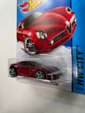 Hot Wheels 1/64 Alfa Romeo 8C Competizione Red - Damaged Card