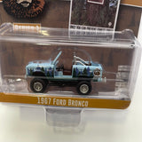 Greenlight 1/64 Smokey Bear 1967 Ford Bronco Blue