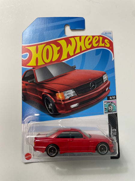 Hot Wheels 1/64 ‘89 Mercedes-Benz 560 Sec AMG Red