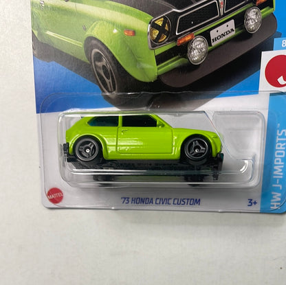 Hot Wheels 1/64 ‘73 Honda Civic Custom Green