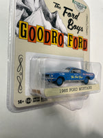 Greenlight 1/64 Hobby Exclusive Goodro Ford 1965 Ford Mustang Blue