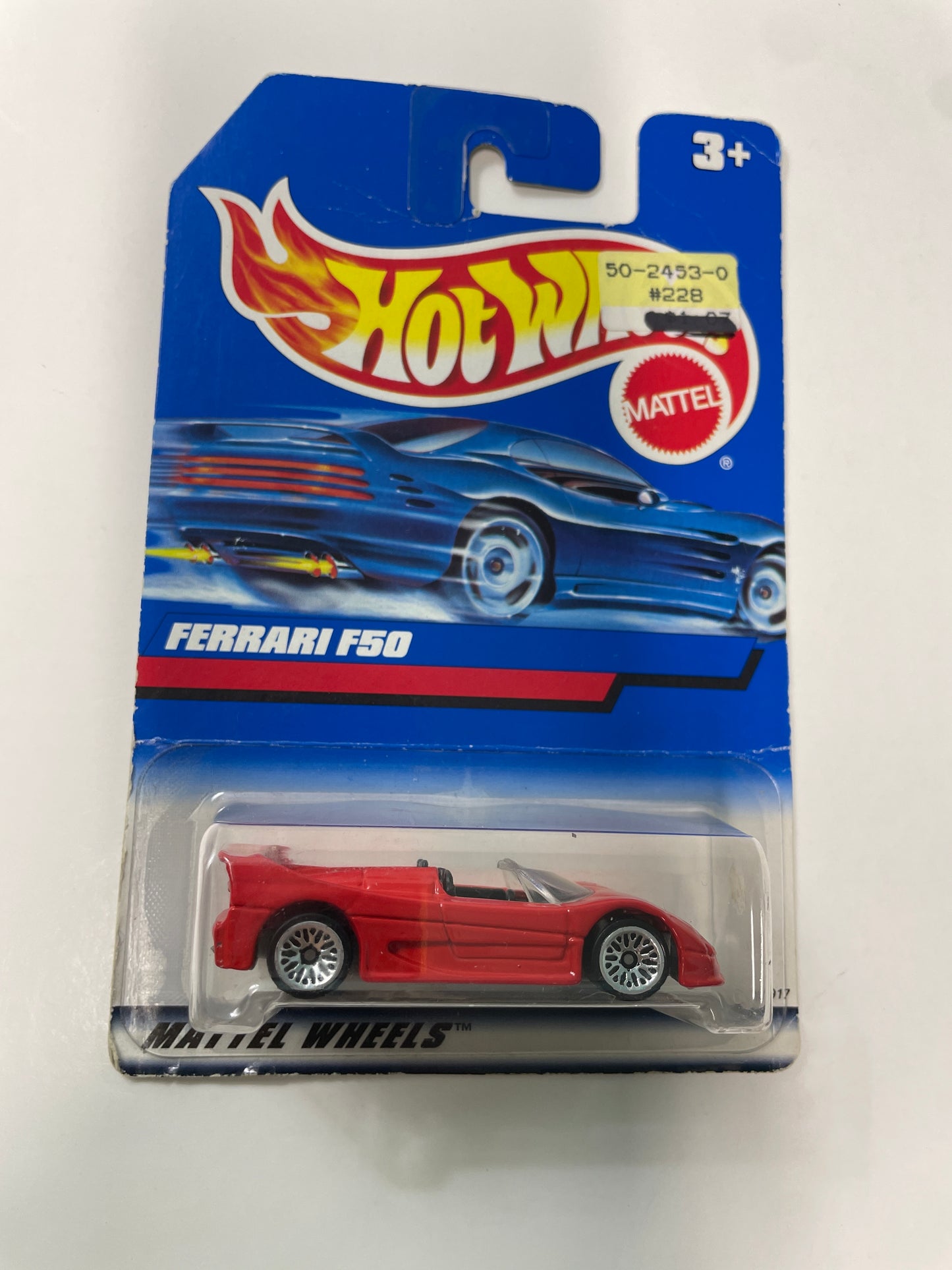 Hot Wheels 1/64 Ferrari F50 Red - Damaged Box
