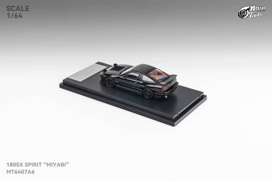 Micro Turbo 1/64 Nissan 180SX Spirit Rei Miyabi Black