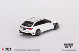 Mini GT 1/64 Audi ABT RS6-R Glacier White Metallic