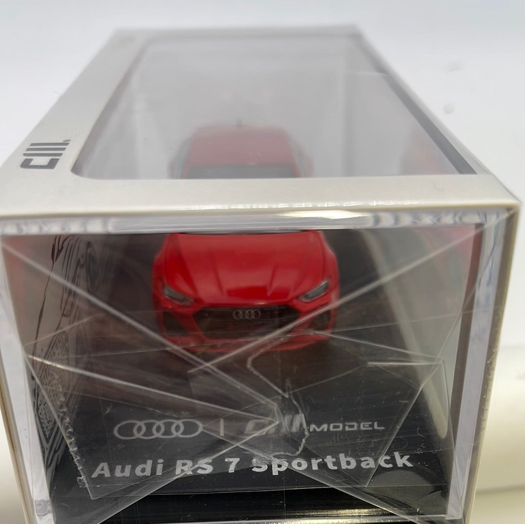 CM Model 1/64 Audi RS 7 Sportback Red