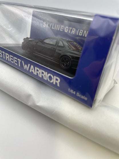 Street Warrior 1/64 Nissan Skyline GT-R BNR34 Z-Tune Drift Black