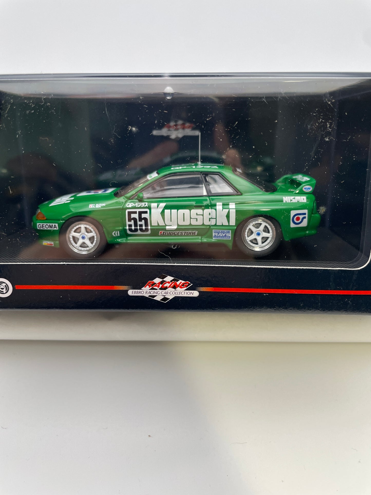 Ebbro 1/43 Nissan Skyline Kyoseki Gr.A 1993 n55 Green