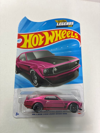 Hot Wheels 1/64 Legends Tour '69 Ford Mustang Boss 302 Pink
