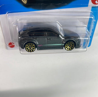*Japan Card* Hot Wheels 1/64 Subaru WRX STI Grey - Damaged Card