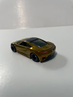 *Loose* Hot Wheels 1/64 Super Treasure Hunt ‘17 Acura NSX Gold