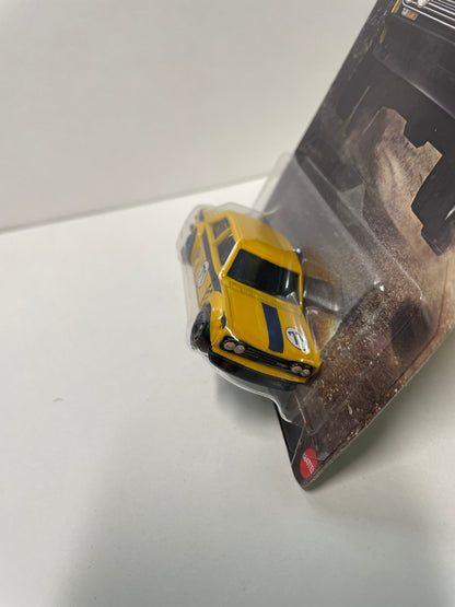 Hot Wheels 1/64 Silver Series Rally Racers '71 Datsun 510 Yellow - JKX64