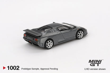 Mini GT 1/64 Bugatti EB110 Super Sport Grigio Scuro Grey - MGT01002