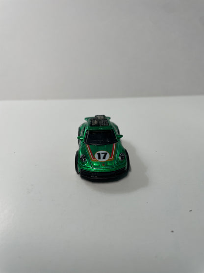 *Loose* Hot Wheels 1/64 Super Treasure Hunt Porsche 911 Rallye Dakar Green