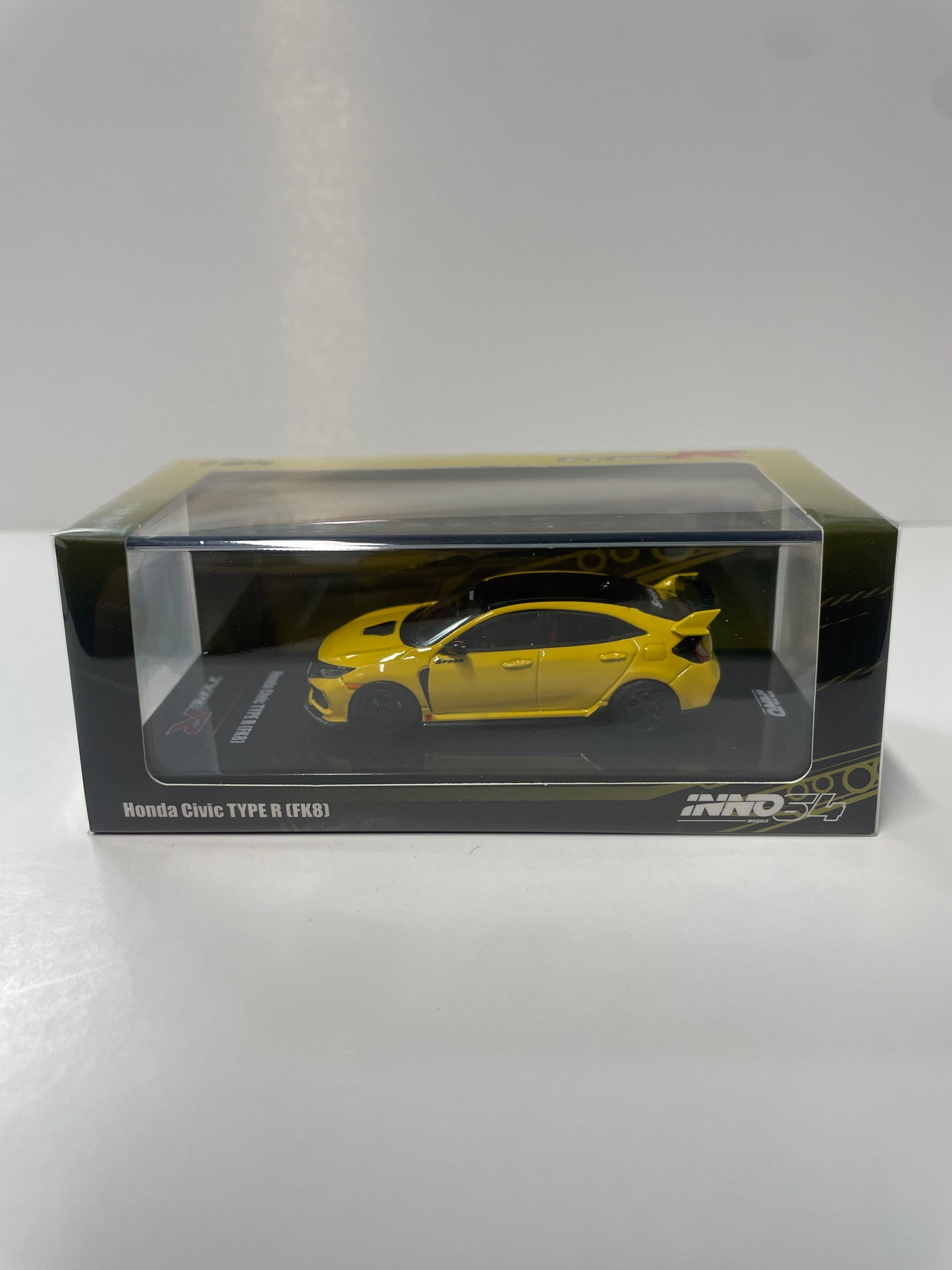 Inno64 1/64 Honda Civic Type R (FK8) Yellow - IN64-FK8-YL