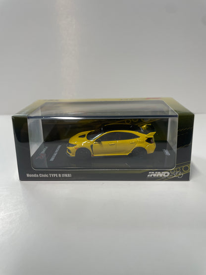 Inno64 1/64 Honda Civic Type R (FK8) Yellow - IN64-FK8-YL
