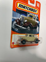 Matchbox 1/64 1934 Chevy Master Coupe Beige