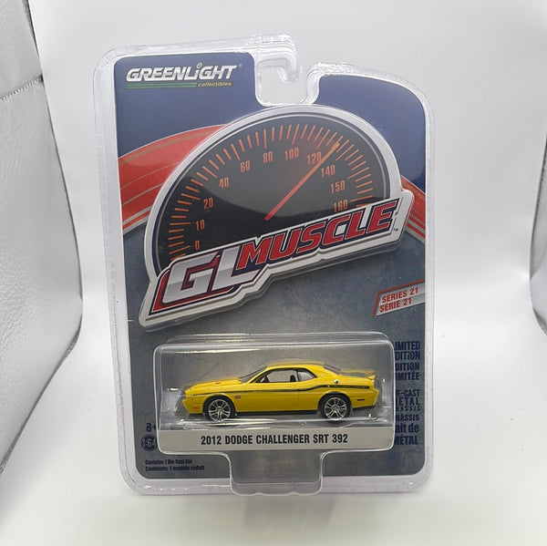 1/64 Greenlight GL Muscle 2012 Dodge Challenger SRT 392 Yellow