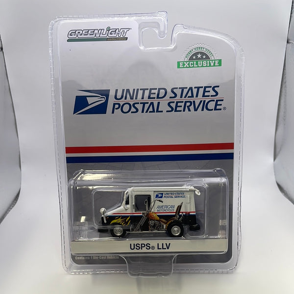 Greenlight 1/64 Hobby Exclusive United States Postal Service USPS LLV White