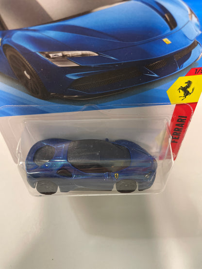 Hot Wheels 1/64 Ferrari SF90 Stradale Blue
