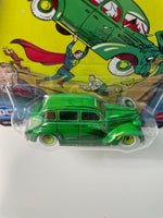 Hot Wheels 1/64 Pop Culture Action Comics #1 Action Sedan Green