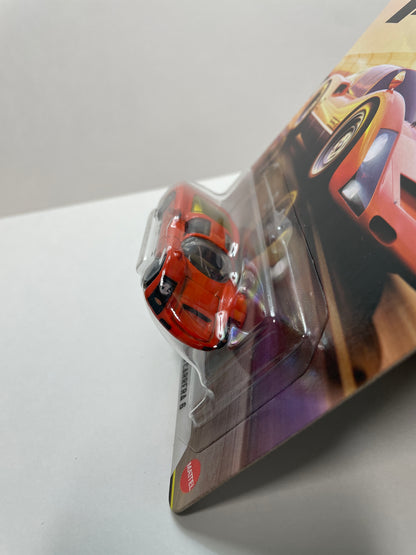 Hot Wheels 1/64 Pop Culture Forza '66 Porsche 906 Carrera 6 Orange - JHW97 - Damaged Box