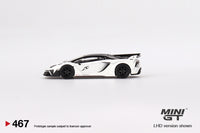 Mini GT 1/64 LB-Silhouette WORKS Lamborghini Aventador GT EVO White