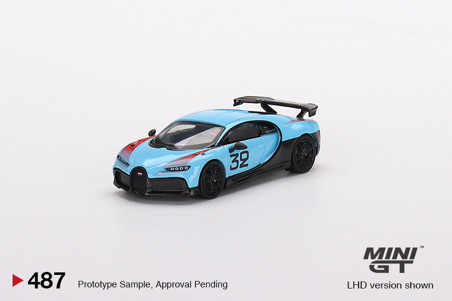 Mini GT 1/64 Bugatti Chiron Pur Sport Blue