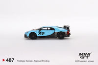 Mini GT 1/64 Bugatti Chiron Pur Sport Blue