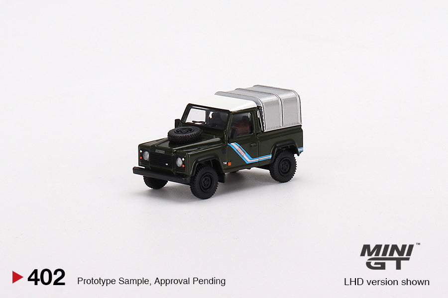 Mini GT 1/64 Land Rover Defender 90 Pickup Bronze Green