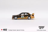 Mini GT Mercedes-Benz 190E 2.5-16 Evolution II 1991 Macau Guia Race Of Macau AMG/Zung Fu (3 Cars Set)