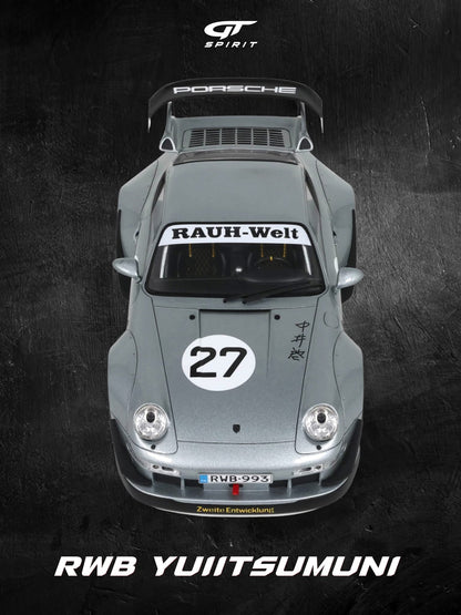 GT Spirit 1/18 2024 Porsche RWB Yuiitsumuni Silver - GT522