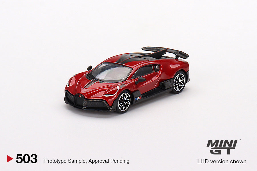 Mini GT 1/64 Bugatti Divo  Red Metallic