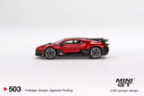 Mini GT 1/64 Bugatti Divo  Red Metallic