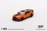 Mini GT 1/64 Ford Mustang Shelby GT500 Twister Orange