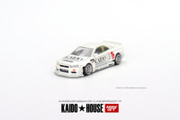 Mini GT 1/64 Kaido House Nissan Skyline GT-R (R34) Kaido Works V2 White
