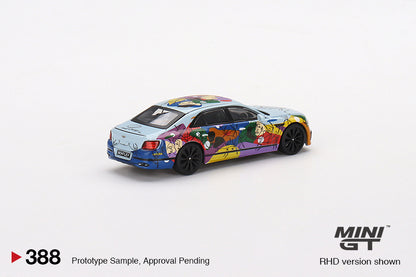 Mini GT 1/64 Bentley Flying Spur V8 "Unifying Spur" Blue