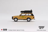 Mini GT 1/64 Range Rover 1982 Camel Trophy Papua New Guinea Team USA Yellow