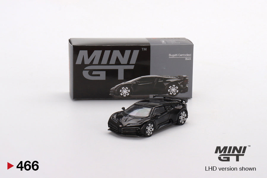 Mini GT 1/64 Bugatti Centodieci Black