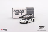 Mini GT 1/64 LB-Silhouette WORKS Lamborghini Aventador GT EVO White