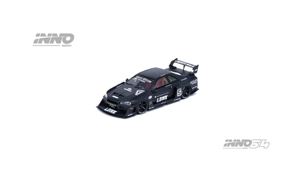 Inno64 1/64  Resin Nissan Skyline 'LBWK' (ER34) Super Silhouette Black Matte