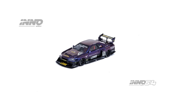 Inno64 1/64  Resin Nissan Skyline 'LBWK' (ER34) Super Silhouette Midnight Purple II