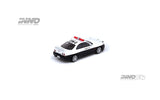 Inno64 1/64 Nissan Skyline GT-R (R33) Saitama Prefectural Police Car Black & White