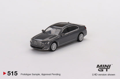 Mini GT 1/64 BMW 750Li xDrive Bernina Grey Amber Effect