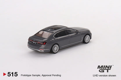 Mini GT 1/64 BMW 750Li xDrive Bernina Grey Amber Effect