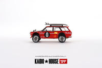 Kaido House x Mini GT 1/64 Datsun KAIDO 510 Wagon Kaido GT Surf Safari RS V2 – Red