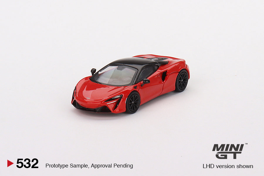 Mini GT 1/64 McLaren Artura Vermillion Red