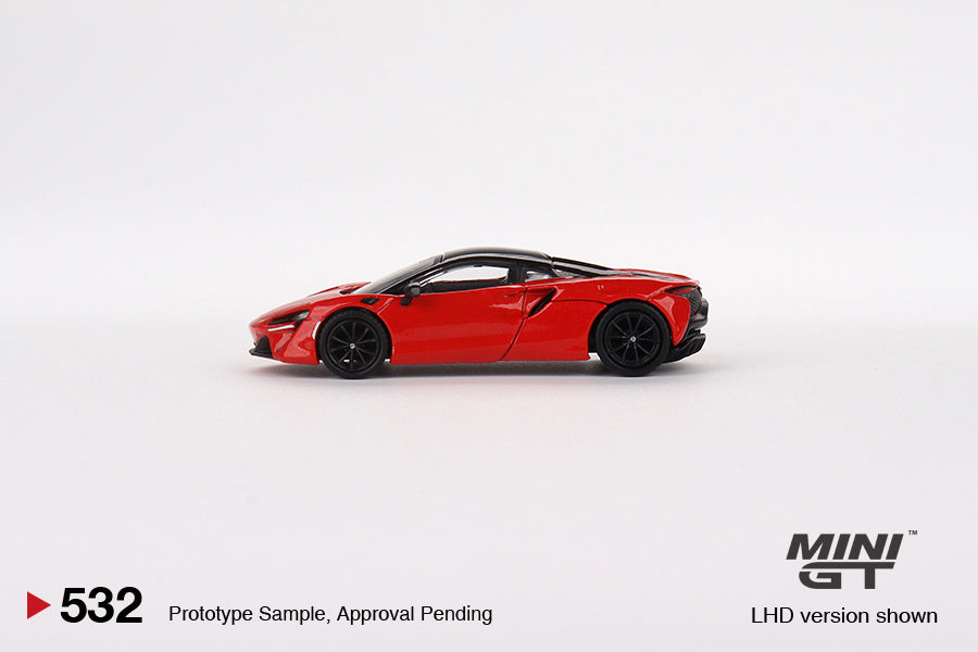 Mini GT 1/64 McLaren Artura Vermillion Red